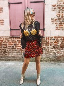 T SHIRT FLOWER POWER
