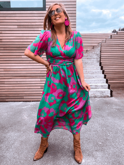 ROBE BOHEME ALIA VERTE