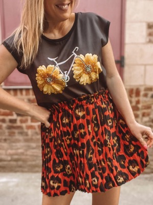 T SHIRT FLOWER POWER