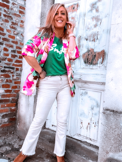 BLAZER FLEURI OZE
