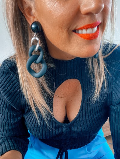 BOUCLES MAILLONDS NOIRES MAT CLIPS FRANCINE BRAMLI