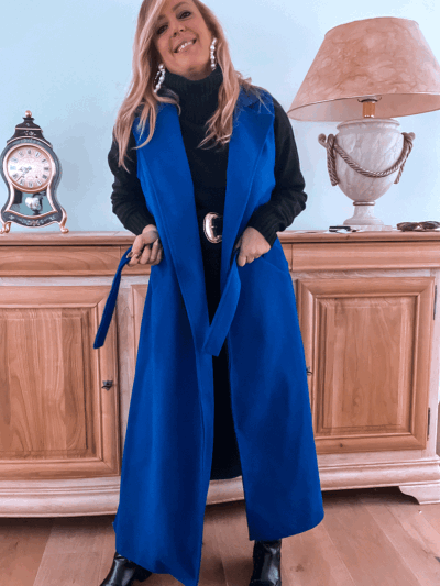 MANTEAU LEANDRO BLUE