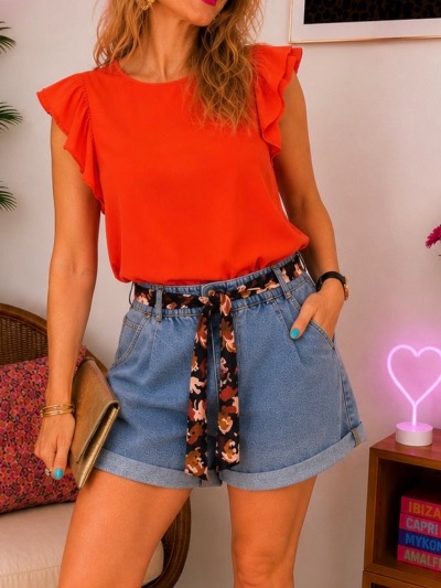TOP FLAURA ORANGE