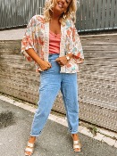 KIMONO FLEURI ZOHY