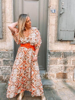 ROBE BOHEME PRUNILLE