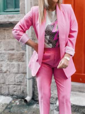 BLAZER MYA BABY PINK