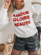 PULL SWEAT AMOUR GLOIRE BEAUTE