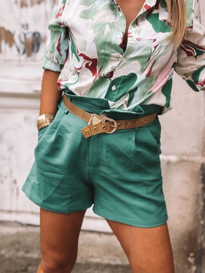 SHORT CHLOE VERT