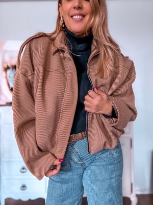 MANTEAU BOXY CAMEL
