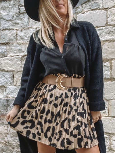 JUPE COURTE PAPER BAG CHLOE