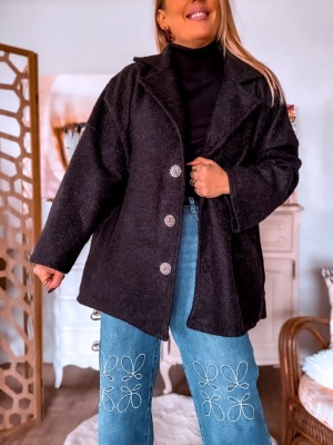 VESTE GILET LUNA COZY NOIR