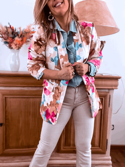 BLAZER FLEURI OZE