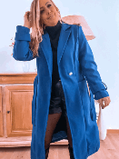 MANTEAU LONG GIANNI BLUE