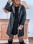 PARKA GOLDIE REVERSIBLE LEOPARD