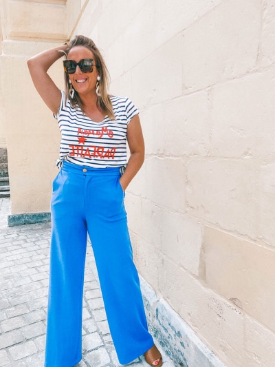 PANTALON SCARLET BLEU