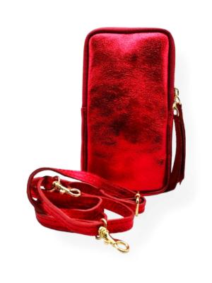 POCHETTE TELEPHONE ROUGE SAPHIR