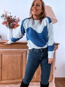PULL MOON SEQUINS ARGENT