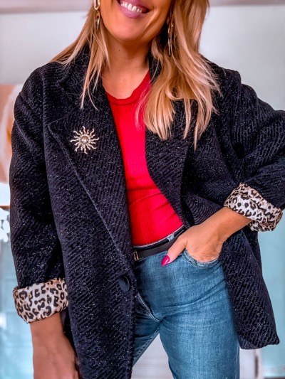 BLAZER LEONORE BLACK
