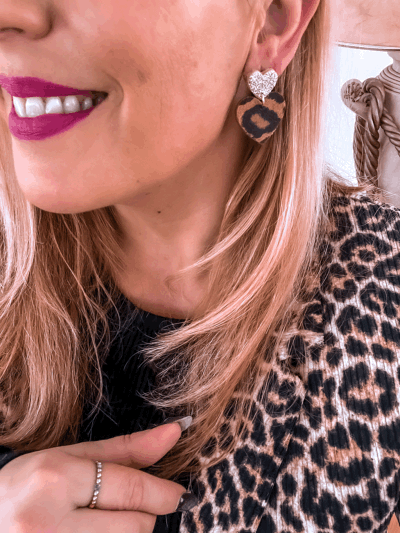 BOUCLES  BELZA LEOPARD