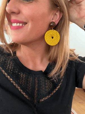 BOUCLES RAPHIA DONUT FRANCINE BRAMLI