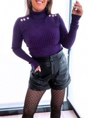 PULL CHAUSSETTE GINY VIOLET