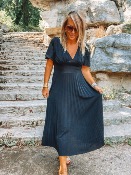 ROBE PAILLETTES LUCIA NOIRE
