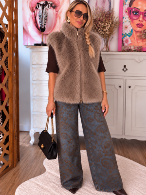 VESTE NAYA TAUPE