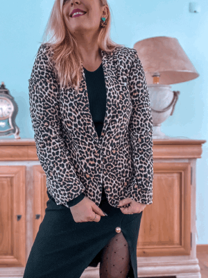 BLAZER VELOURS LEO