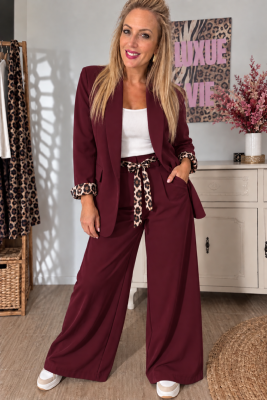 PANTALON GABY WINE
