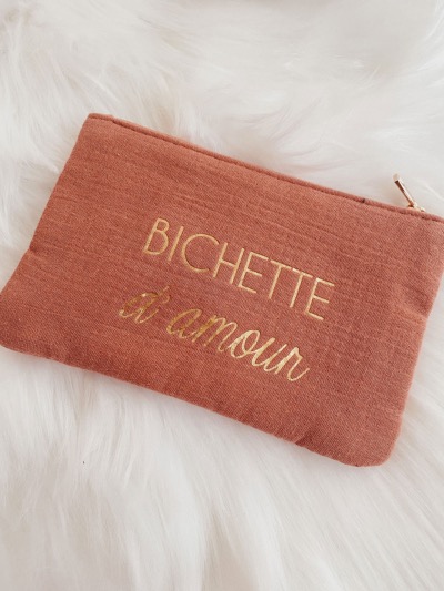 POCHETTE ROSE BICHETTE
