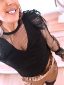 PULL DENTELLE YONA NOIR