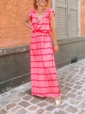 robe rose boheme