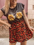 T SHIRT FLOWER POWER