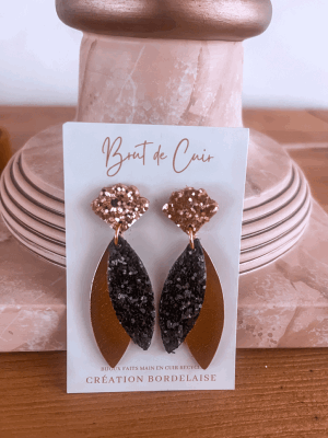 BOUCLES  YSEE BLACK GOLD