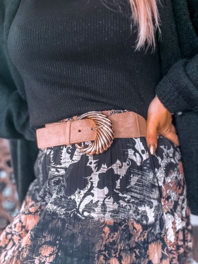 CEINTURE BOUCLE OR