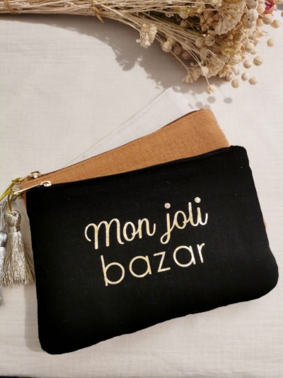 POCHETTE NOIRE BAZAR