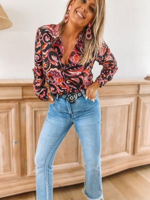 CHEMISIER FLEURI FEMME SEVY