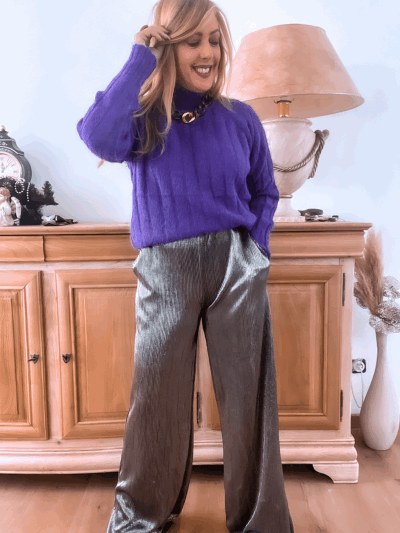 PANTALON PALAZZO GLITTER
