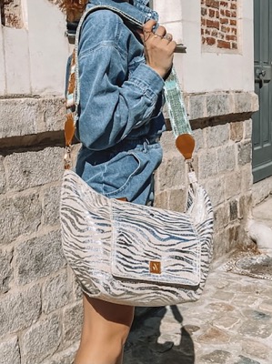 SAC CABAS ARGENT