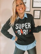 PULL SWEAT SUPER GIRL