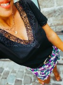 T SHIRT DENTELLE MAGGY