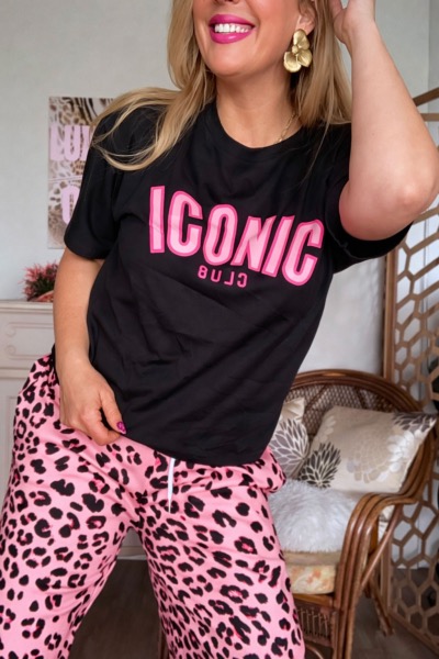 T SHIRT ICONIQUE PINK ATTITUDE