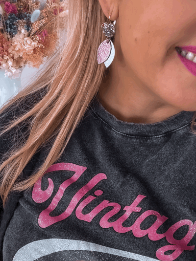 BOUCLES  LAURA PINK