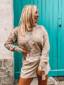SHORT SIMILI CUIR JILL