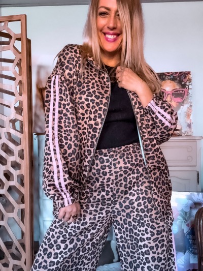 ENSEMBLE WILD GLOW LEOPARD ROSE