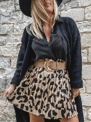 JUPE COURTE PAPER BAG CHLOE