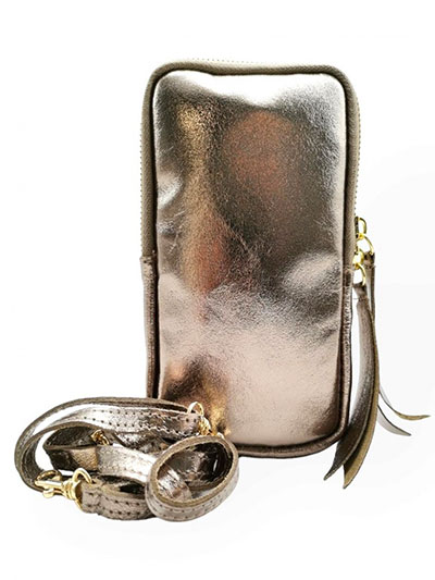 POCHETTE TELEPHONE CHAMPAGNE