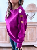 PULL LOOSE LOULOU FRAMBOISE