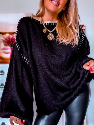 PULL MAILLE LIVIA NOIR