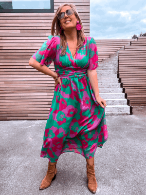 ROBE BOHEME ALIA VERTE